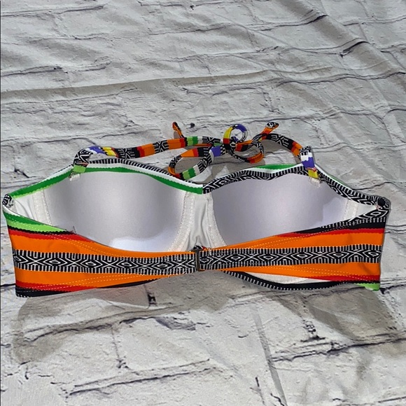 Bikini Multi-color Stripes NWOT - Picture 6 of 8